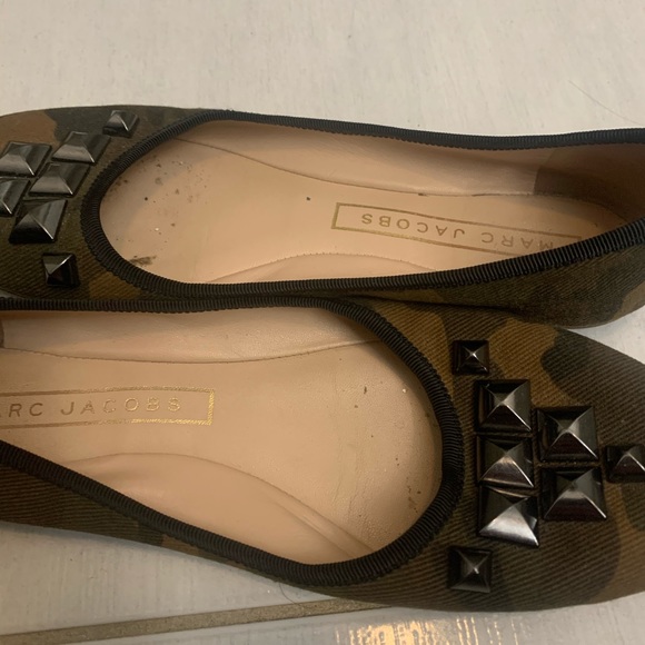 Marc Jacobs Cleo Studded Ballerina Flat 36.5 / 7 - Picture 4 of 5